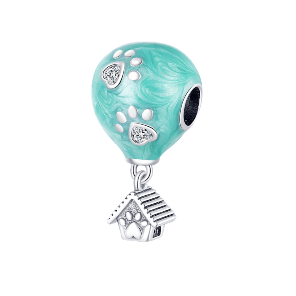 Berloque Casinha Dog - Prata 925